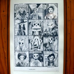 Planche BD originale DEAD MAN