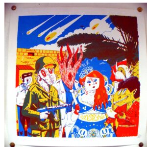 sérigraphie JOUR DE MARIAGE